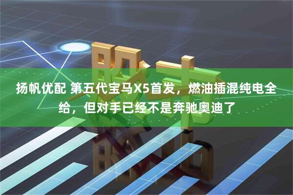 扬帆优配 第五代宝马X5首发，燃油插混纯电全给，但对手已经不是奔驰奥迪了