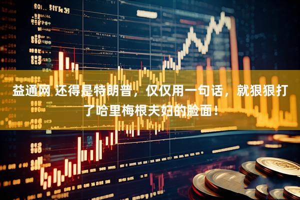 益通网 还得是特朗普，仅仅用一句话，就狠狠打了哈里梅根夫妇的脸面！